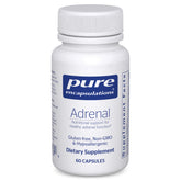 Pure Encapsulations Adrenal Cortex bottle promotes adrenal function and energy support.