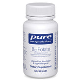 Pure Encapsulations B12 Folate bottle with energy-support capsules.