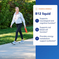 Pure Encapsulations B12 Liquid dropper dispensing a precise dose