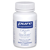Pure Encapsulations Calcium-D-Glucarate bottle ready for daily detox support.