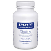 Pure Encapsulations Choline Bitartrate capsules support brain health and daily focus.