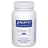 Pure Encapsulations Collagen JS bottle front showing joint and skin support