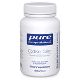Pure Encapsulations Cortisol Calm bottle with capsules for stress support
