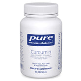 Pure Encapsulations Curcumin 500 mg bottle with 60 vegan capsules for joint support.