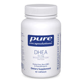 Pure Encapsulations DHEA 10 mg bottle front for easy daily dosing and adrenal support