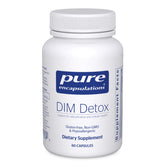 Pure Encapsulations DIM Detox bottle for detox and cellular health support.