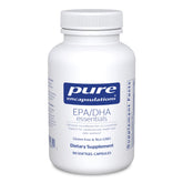 Pure Encapsulations EPA/DHA Essentials bottle front showcases clean design for trusted heart support.