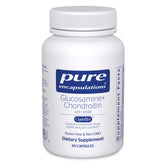 Pure Encapsulations glucosamine chondroitin with MSM bottle supports joint health