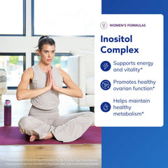 Pure Encapsulations Inositol Complex label detail emphasizing purity and trusted sourcing