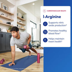 Pure Encapsulations L-Arginine label back detail communicates purity and allergen-free commitment.