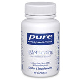 Pure Encapsulations L-Methionine bottle for daily amino acid support.