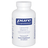 Pure Encapsulations Liposomal Vitamin C bottle for daily immune support.