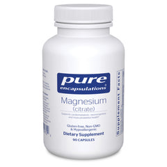 Pure Encapsulations Magnesium (Citrate) bottle supports daily wellness