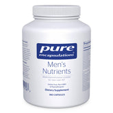 Pure Encapsulations Men's Nutrients bottle front for energy and daily vitality