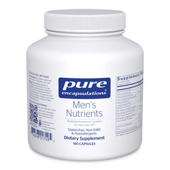 Pure Encapsulations Men's Nutrients bottle shown for daily energy and overall male health