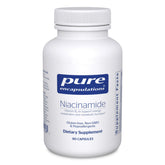 Pure Encapsulations Niacinamide bottle front view for metabolism support