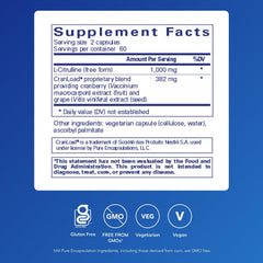Nitric Oxide Ultra cranberry extract close-up highlighting antioxidant support for vessels.