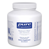 Pure Encapsulations Nutrient 950 bottle front view supports bone and arterial health