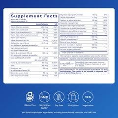 Pure Encapsulations Nutrient 950 bottle label shows minerals for skeletal and vascular health