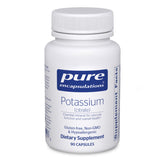 Pure Encapsulations Potassium Citrate bottle front supports electrolyte balance
