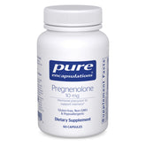 Pure Encapsulations Pregnenolone 10 mg bottle front promotes daily memory support routine.