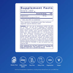 Pregnenolone 30 mg capsules ready for daily memory and focus.