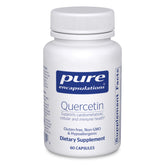 Pure Encapsulations Quercetin bottle 500mg emphasizes daily immune and cellular support.