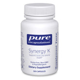 Pure Encapsulations Synergy K bottle with capsules for bone support
