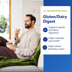 Pure Encapsulations Gluten/Dairy Digest label highlights Tolerase G