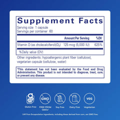 Close-up of Vitamin D3 capsules highlighting daily use for immune support