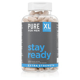 Pure for Men Stay Ready Fiber bottle with extra-strength formula supports regularity