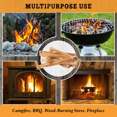 Pure Garden Fatwood sticks ignite even when damp for reliable lighting