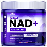 PURE HEALTH MAX PHM NAD Resveratrol supplement bottle for daily energy and focus.