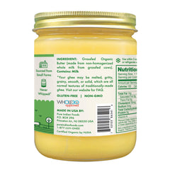 Close-up of Pure Indian Foods ghee texture, from melt to solid