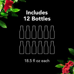 Closeup of Pure Leaf bottle showing real tea leaves and natural color