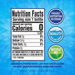 Pure Life 24-pack on display for convenient family hydration.