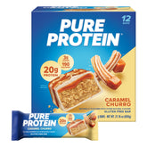 Pure Protein Caramel Churro bar pack ready for a convenient high-protein snack.
