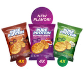 Pure Protein Popped Crisps Hickory Barbecue bag for a protein-rich snack.