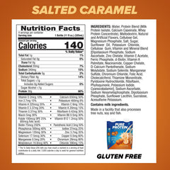 Pure Protein Salted Caramel Shake pour for quick post-workout fuel