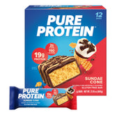 Pure Protein Sundae Cone bar packaging highlights gluten-free, high-protein nutrition.