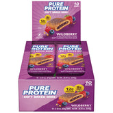 Pure Protein Wildberry Soft Baked Bar wrapper—convenient, individually wrapped on-the-go snack.