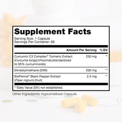 Pure Therapro Rx DIM 3+ capsules closeup showing daily wellness option.