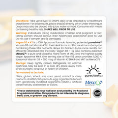 Liposomal delivery graphic on Pure Therapro Rx packaging.