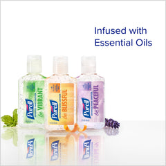 Purell Advanced Mint 1oz bottle, refreshing scent and skin-friendly formula