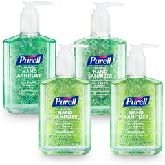 Purell Advanced Hand Sanitizer Soothing Gel 8 oz pump bottle front view for quick access