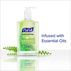 Gel on hand after use reveals refreshing, non-sticky feel.