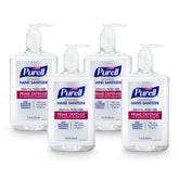 Purell Prime Defense bottle pump 12oz for quick germ protection in office or home.