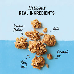 Purely Elizabeth Vanilla Chocolate Chip Granola bag for dunking in milk