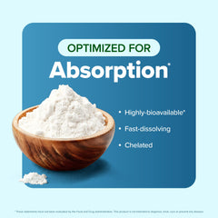 Purely Holistic magnesium glycinate bottle label shows vegan, gluten-free, and non-GMO credentials.