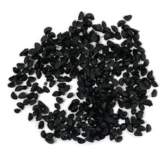 Close-up of Purely Organic Onion Seeds Bunching Evergreen germination, seed vitality and vigor